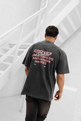 Croyez Printemps T-Shirt Heren Donkergrijs - Maat S - Kleur: Donkergrijs | Soccerfanshop Croyez Printemps T-Shirt Heren Donkergrijs - Maat S - Kleur: Donkergrijs | Soccerfanshop