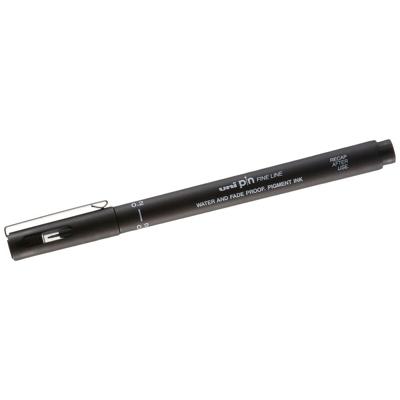 Fineliner Uni-ball Pin 0.2mm zwart | 12 stuks Fineliner Uni-ball Pin 0.2mm zwart | 12 stuks