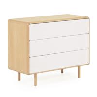 Kave Home Ladekast 'Anielle' Essen, Met 3 laden - thumbnail