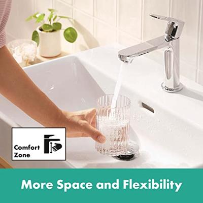 Hansgrohe Rebris S 1-gats wastafelkraan 110 coolstart z. waste chroom 72520000 - thumbnail