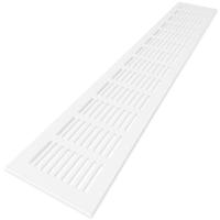 Ventilatiestrip Aluminium Lxh 500 X 80mm (g61-5008w) - Wit Ral9010 - thumbnail