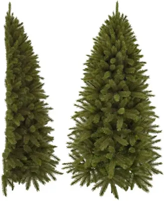 Triumph Tree Forest frosted halve kunstkerstboom groen 215cm