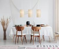 Fischer & Honsel 3-licht hanglampThor met zandkleur linnen - 60584 - thumbnail