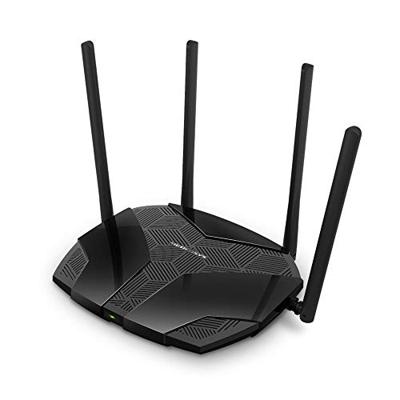 Mercusys WiFi 6 1800 Mbps router, dual-band wifi-router, 4 RJ45 Gigabit poorten, 4 antennes 5 dBi, MU-MIMO, WPA3, intelligente verbinding, ouderlijk toezicht, BSS-kleurtechnologie, MR70X