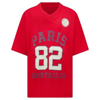 Cars Jeans Torrie Oversized 98282 T-shirt Korte Mouw 60 Red