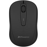 Draadloze optische muis Phoenix M250 Zwart (1 Stuks) - thumbnail