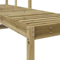 Ligstoel 199,5x62x55 cm gempregneerd grenenhout - thumbnail