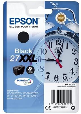 EPSON Pack van 1 patroon 27XXL - zwart - 34,1 ml met zeer hoge capaciteit