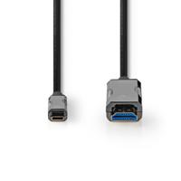 Nedis Actieve Optische USB-Kabel | USB-C Male | HDMI | 5 m | 1 stuks - CCBG6410BK50 CCBG6410BK50 - thumbnail