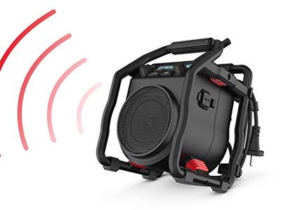 PerfectPro bouwradio - UBOX 400R - bluetooth/DAB+/FM/AUX - IP64 - 230V/batterij - antraciet PerfectPro bouwradio - UBOX 400R - bluetooth/DAB+/FM/AUX - IP64 - 230V/batterij - antraciet