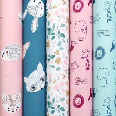 MAURICE assortiment cadeaupapier inpakpapier voor kinderen - 200 x 70 cm - 50 rollen