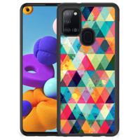 Samsung Galaxy A21s Bumper Case Geruit - thumbnail