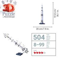 Ravensburger puzzel planeet Apollo Saturn v rocket0. 440 stukjes - thumbnail