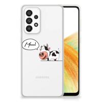 Samsung Galaxy A33 5G Telefoonhoesje met Naam Cow - thumbnail