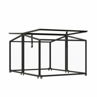 Broeikas Parsley Planter small groengrijs 4 mm veiligheidsglas Royal Well - Royal well - thumbnail