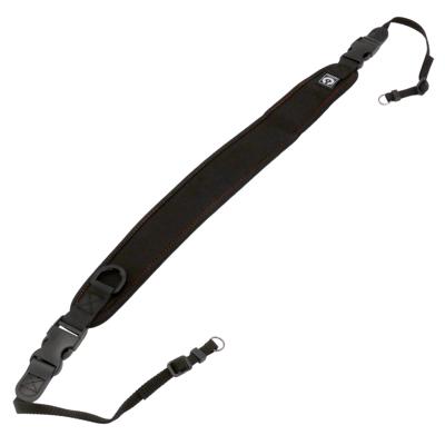 Caruba Camera Neckstrap - comfort + Quick release (black+red)