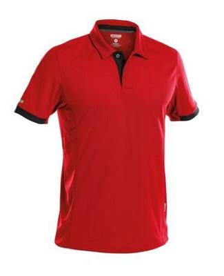 DASSY polo traxion rood/zwart 3xl