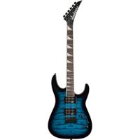 Jackson JS Series Dinky JS20 DKQ 2PT Transparent Blue Burst elektrische gitaar - thumbnail