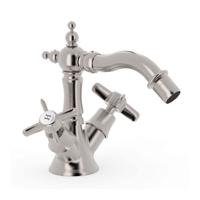 Bidetmengkraan Tres Clasic 2 Kruisgreep Klassiek RVS Tres - thumbnail