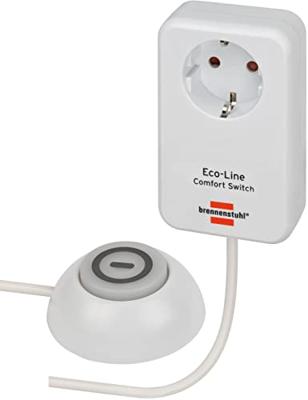 Brennenstuhl Eco-Line Comfort Switch adapter stekkerdoos