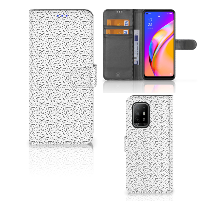 OPPO Reno5 Z | A94 5G | Telefoon Hoesje | Stripes Dots OPPO Reno5 Z | A94 5G | Telefoon Hoesje | Stripes Dots