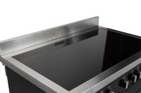 Boretti Milano Vrijstaand fornuis Antraciet, Roestvrijstaal Zone van inductiekookplaat A - thumbnail