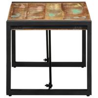 Salontafel 80x40x35 cm massief gerecycled hout meerkleurig - thumbnail