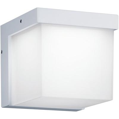 LED Tuinlamp Wandmontage 3W Mat Wit Aluminium