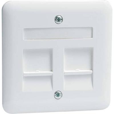 Peha Afdekraam Catv ISDN dubbel creme recht - 4602074