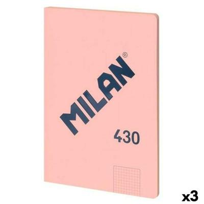 Notitieboekje Milan SERIE 1918 Roze A4 48 Lakens (3 Stuks)