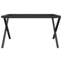 Salontafelpoten X-frame 70x60x43 cm gietijzer - thumbnail