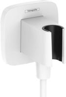 Hansgrohe FixFit Porter Q Wandhouder Mat Wit - thumbnail