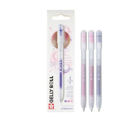 Sakura • gelly roll retractable stardust set pink purple 3pcs