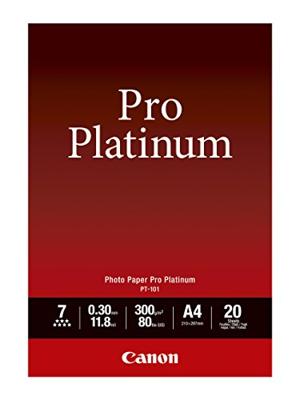 Canon PT-101 A 4, 20 vel Photo Paper Pro Platinum 300 g