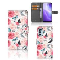 OPPO Find X3 Lite Hoesje Butterfly Roses - thumbnail