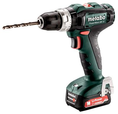 Metabo SB 12 Accu-Klopboormachine | 12 V | 40 Nm | 2 x 2 Ah Li-Power | Lader SC 30 | In Metabox 118 - 601076500 Metabo SB 12 Accu-Klopboormachine | 12 V | 40 Nm | 2 x 2 Ah Li-Power | Lader SC 30 | In Metabox 118 - 601076500
