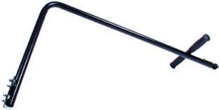 Roland fietskar big boy 455, zwart, staal, trekstang, 320mm