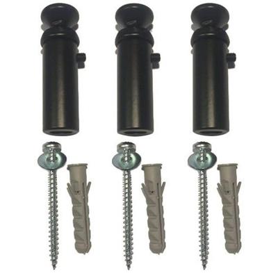 Wiesbaden Elara Bevestiging set tbv de 760/1185/1817 matzwart Wiesbaden Elara Bevestiging set tbv de 760/1185/1817 matzwart