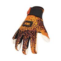 Stanno Blaze Keepershandschoenen Kids Oranje Zwart - thumbnail