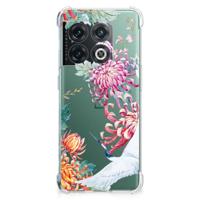 OnePlus 10 Pro Case Anti-shock Bird Flowers - thumbnail