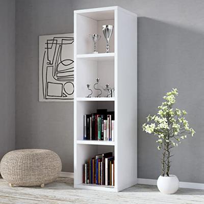 Boekenkast Skylar MDF-Wit 106x30x30cm Boekenkast Skylar MDF-Wit 106x30x30cm