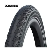 Schwalbe Buitenband delta cruiser plus punctureguard 26 x 1 3/8" / 37-590 mm - zwart met reflectie - thumbnail