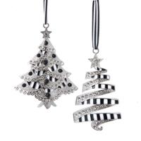 Modern metaal h10 cm Ornament kerstbal X Kurt S. Adler - Kurt s adler - thumbnail