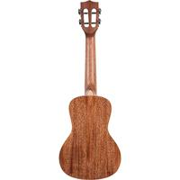 Kala KA-SMH-CG Gloss Solid Mahogany massieve concert ukelele met koffer - thumbnail