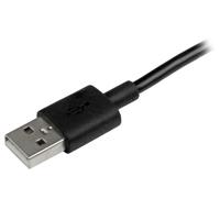 StarTech 2-in-1 Lightning/Micro USB naar USB kabel 1m zwart - thumbnail