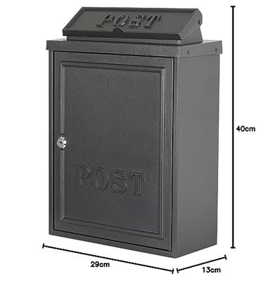 KS Verlichting Antraciete brievenbusPostbox B6 - 17137