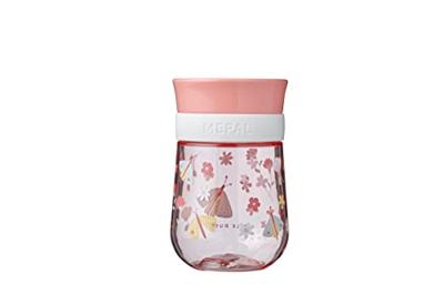 Mepal oefenbeker 360° Mio 300 ml flowers & butterflies - thumbnail