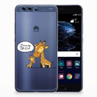 Huawei P10 Plus Telefoonhoesje met Naam Giraffe - thumbnail