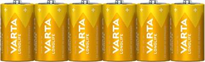 Varta LONGLIFE D Folie 6 D batterij (mono) Alkaline 1.5 V 15800 mAh 6 stuk(s)