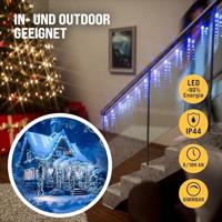 Kerst ijspegels 40 LED's 10.4m blauw - thumbnail